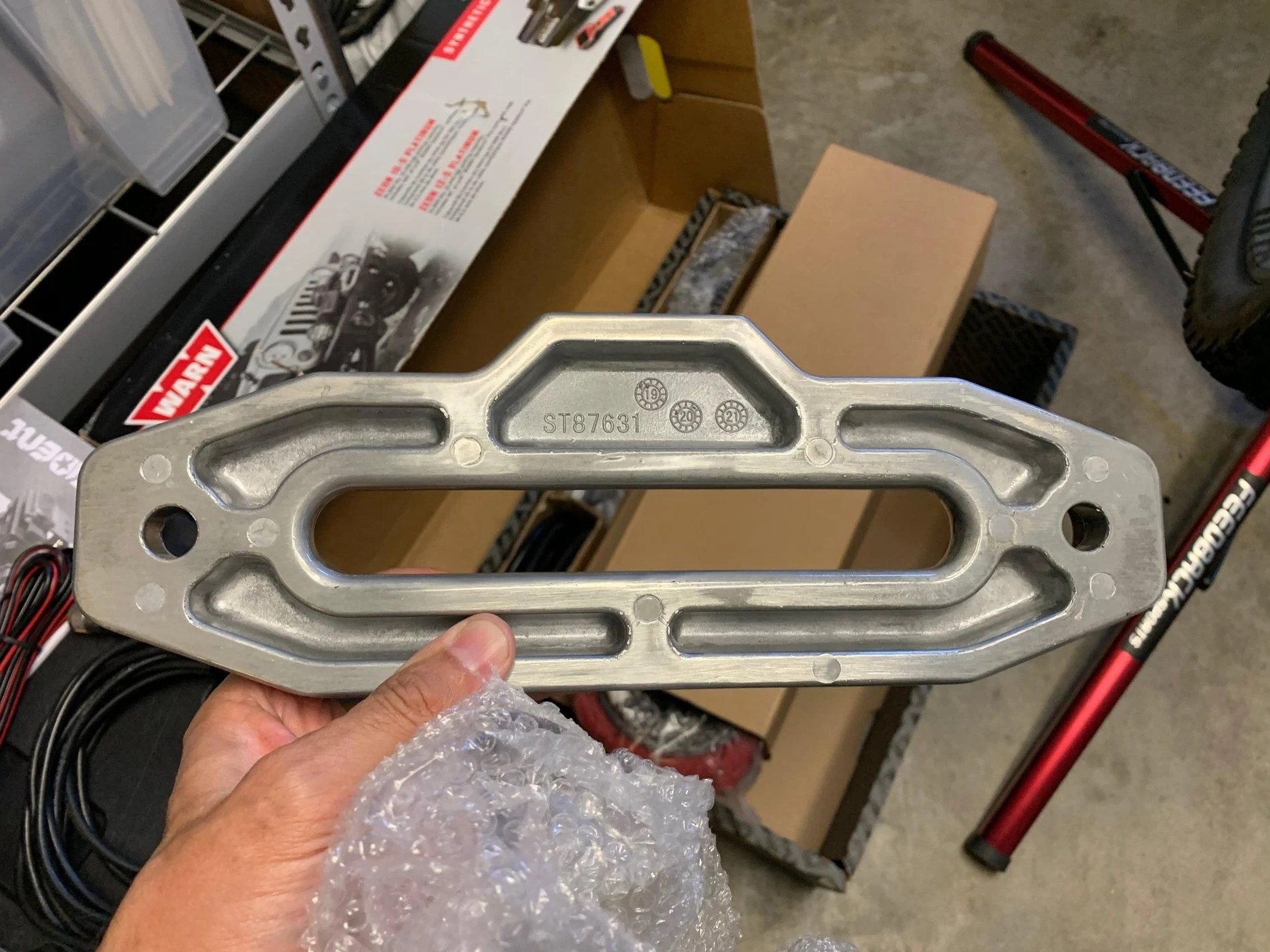 Jeep Wrangler JL Warn Hawse Fairlead IMG_1439