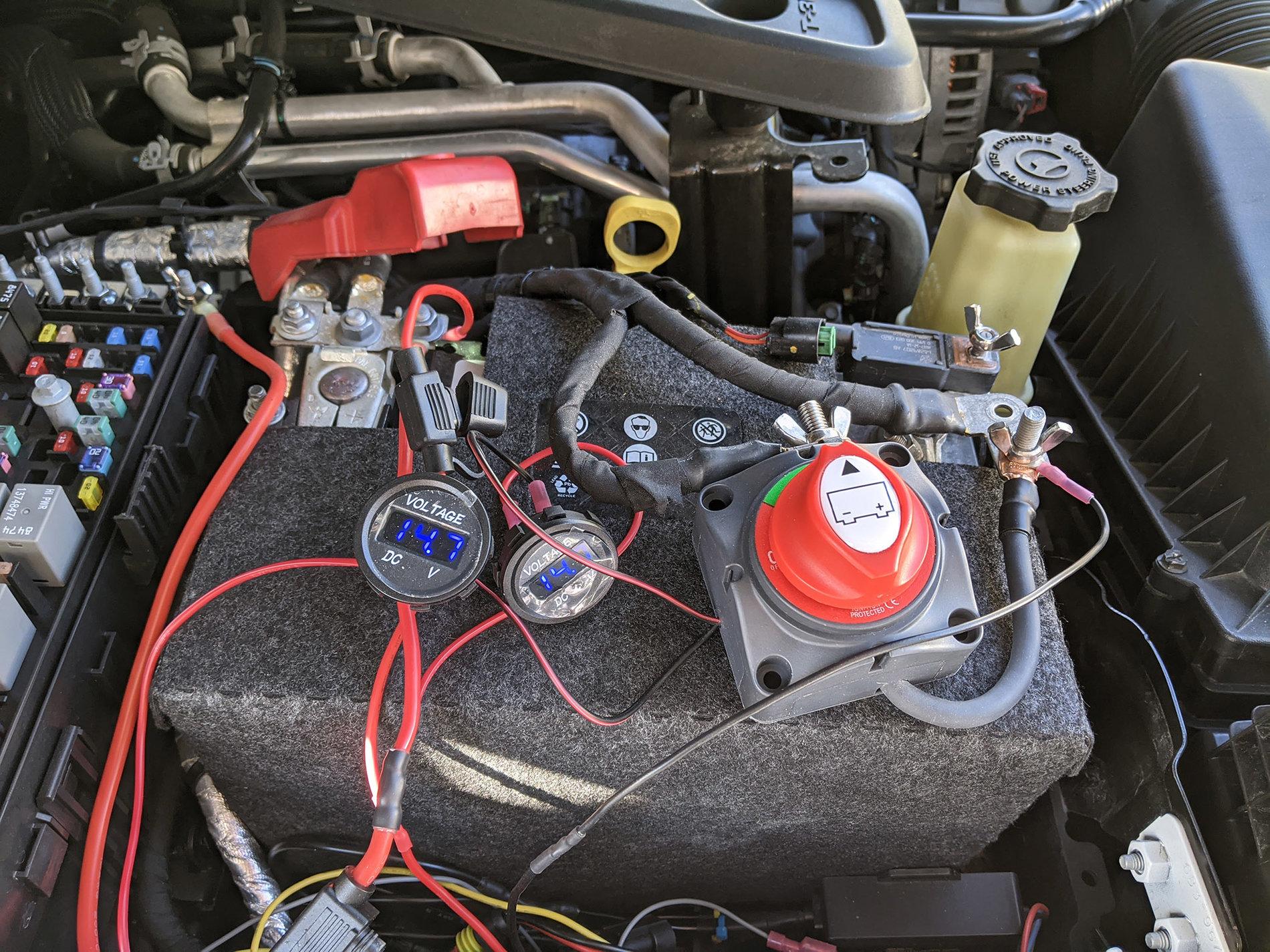 Jeep Wrangler JL ESS Dual Battery Management bmp starting aux