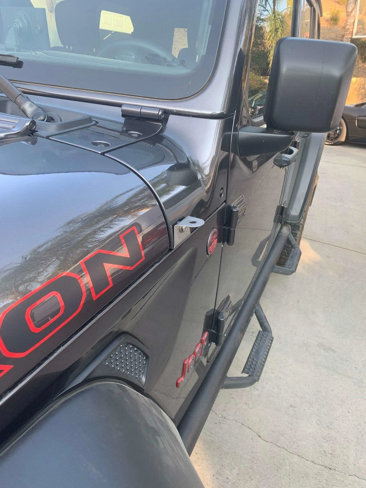 Jeep Wrangler JL New CB/GMRS/HAM Front-Mount Antenna Bracket FBrkt_1