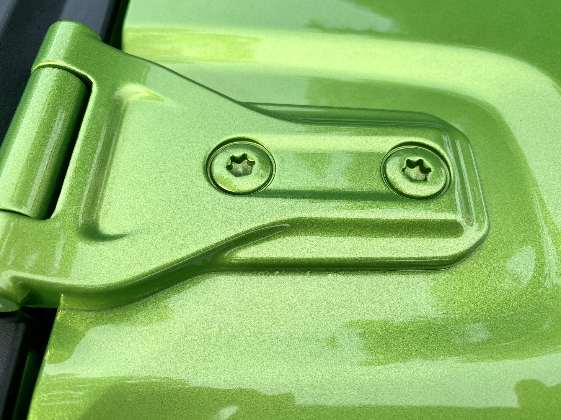 Jeep Wrangler JL Bubbles in Paint at Door Hinges C27D75A4-55B4-4114-943A-7AC1F5121BFE