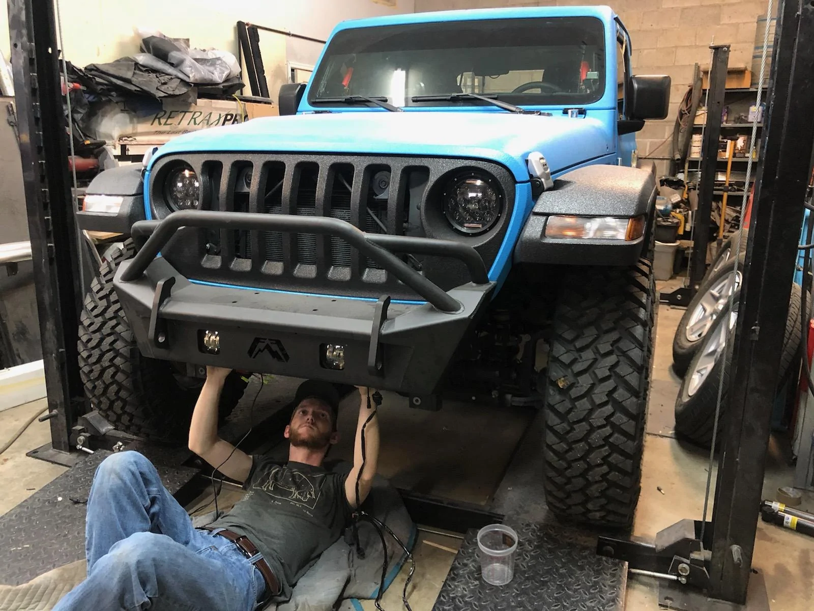 Jeep Wrangler JL Full external line-x IMG_0494