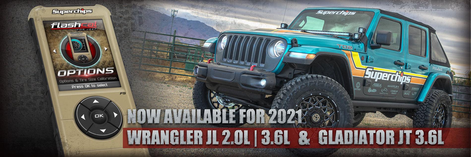 Jeep Wrangler JL Flashcal for 2021 Wrangler/Gladiator! SC_Flashcal_Jeep_2021_Wrangler JL_20L_36L_Gladiator JT 36L_Hero_2400_x_800