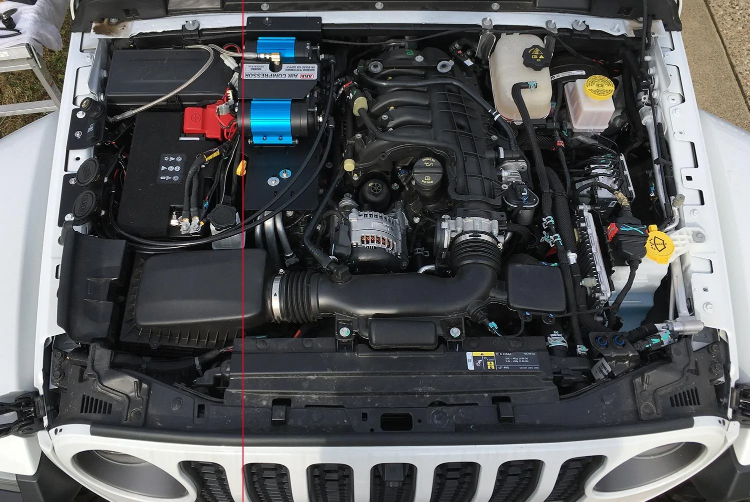 Jeep Wrangler JL Mounting ARB Air Compressor COMPARE-3