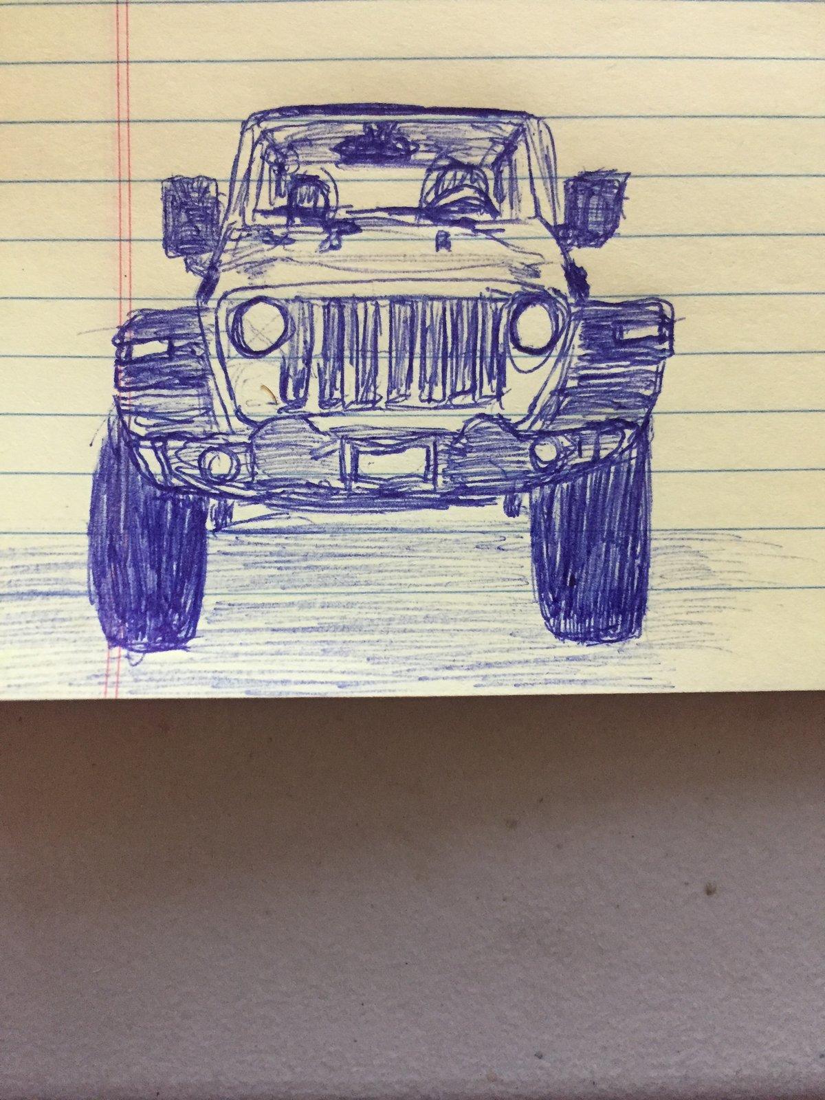 Jeep Wrangler JL JL Sketch / artwork D0D8A8BB-772C-4346-944B-8B8D81150A23