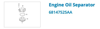 Jeep Wrangler JL Engine oil separator = oil catch can? Screen Shot 2020-10-29 at 8.42.44 PM