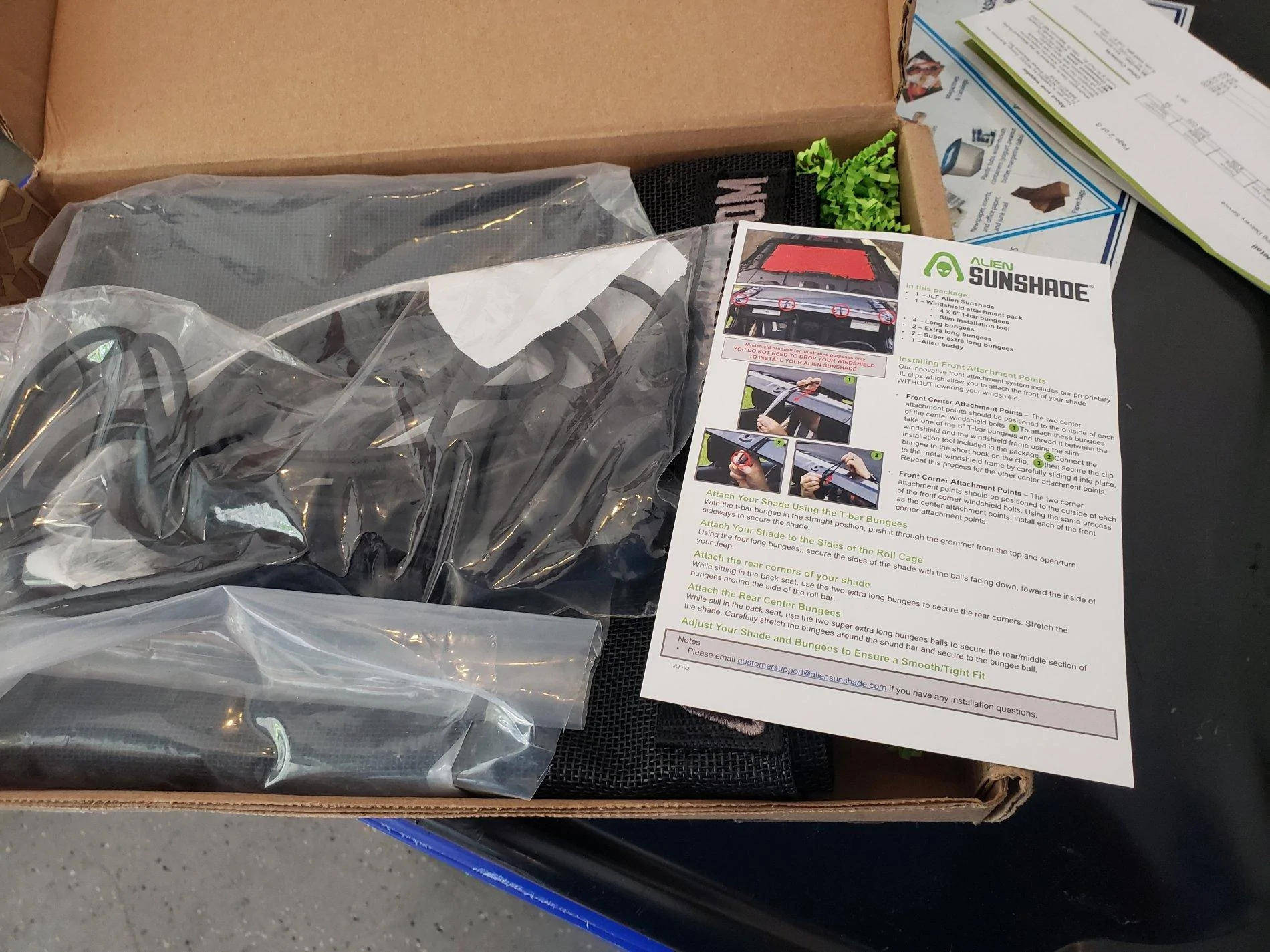 Jeep Wrangler JL JL Alien Front Sunshade $40 20200613_143836