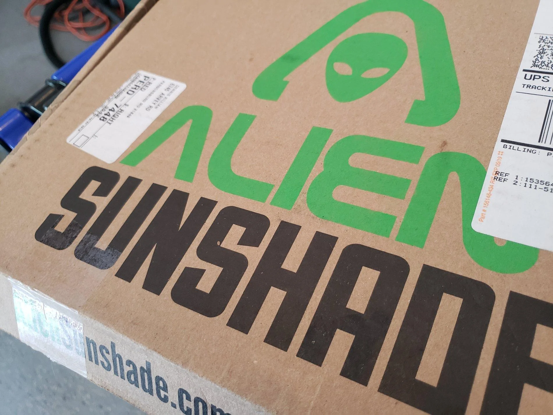 Jeep Wrangler JL JL Alien Front Sunshade $40 20200613_143901