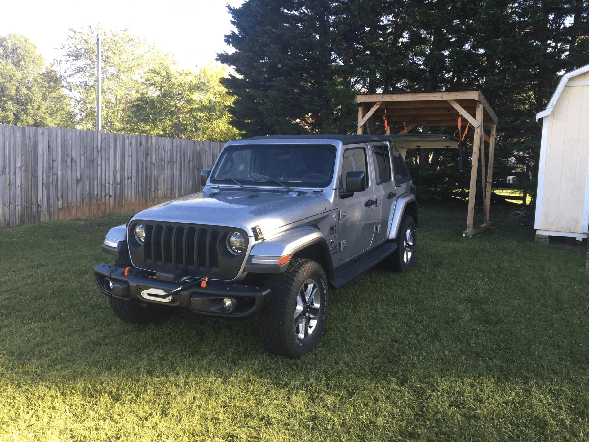 Jeep Wrangler JL Chrome grill guard 1604579180817