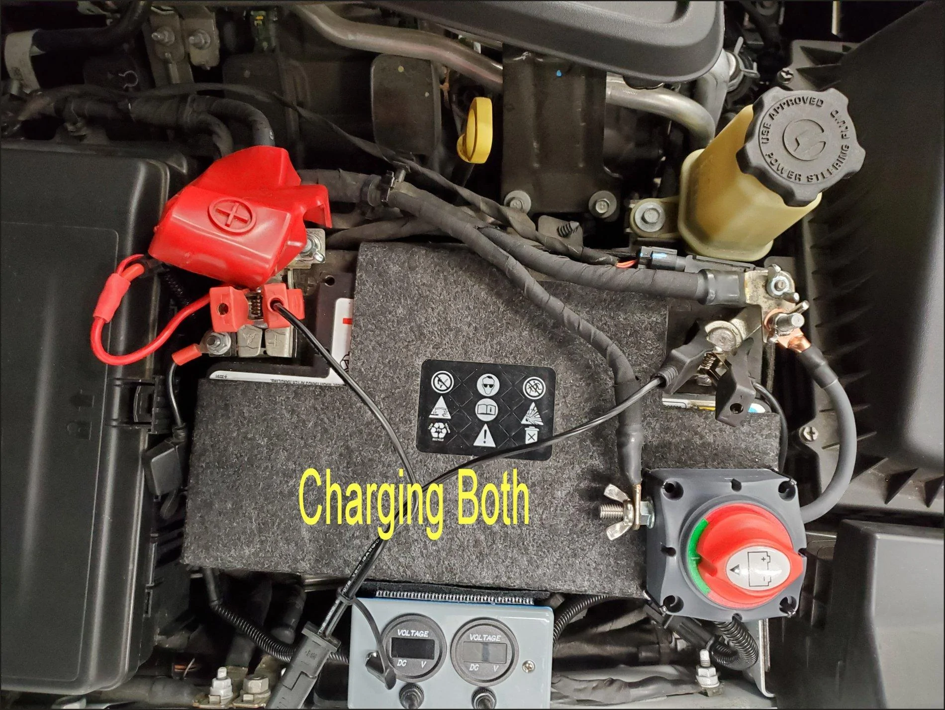 Jeep Wrangler JL ESS Dual Battery Management Charging Both