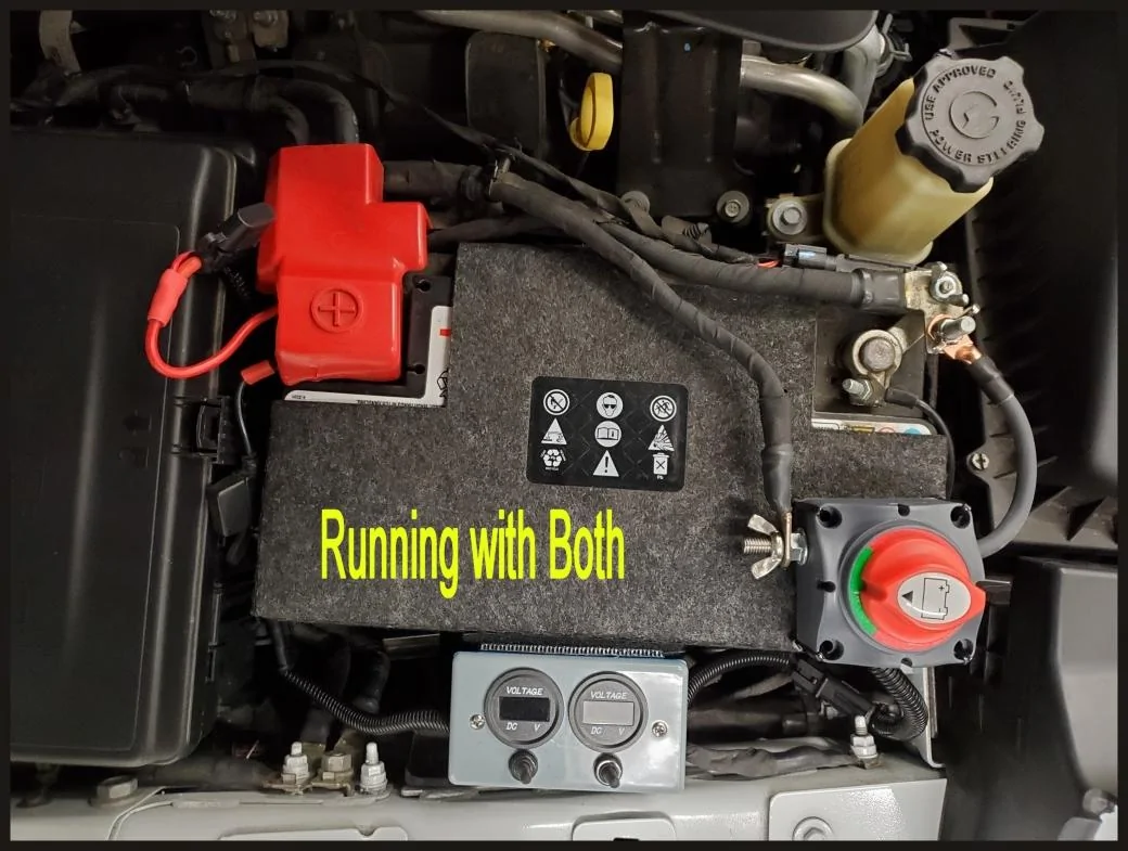 Jeep Wrangler JL ESS Dual Battery Management Running with Both