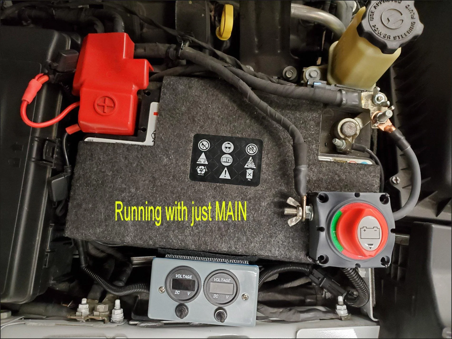 Jeep Wrangler JL ESS Dual Battery Management Running with just MAIN