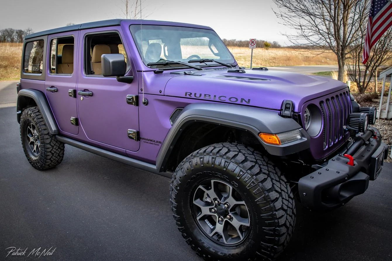 Jeep Wrangler JL Purple JL Wrangler Rubicon (JLUR) Build IMG_7489