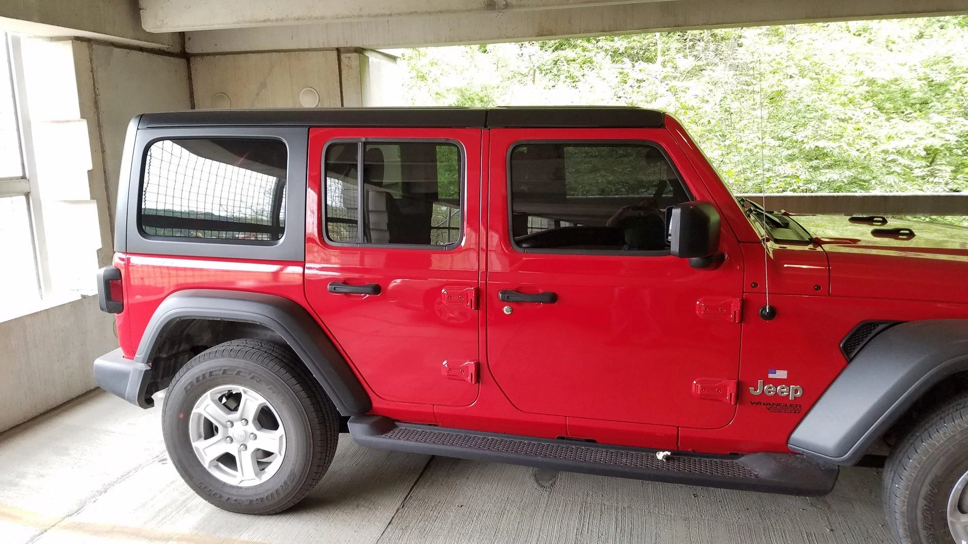 Jeep Wrangler JL Factory window tint levels 20180504_131903[1]