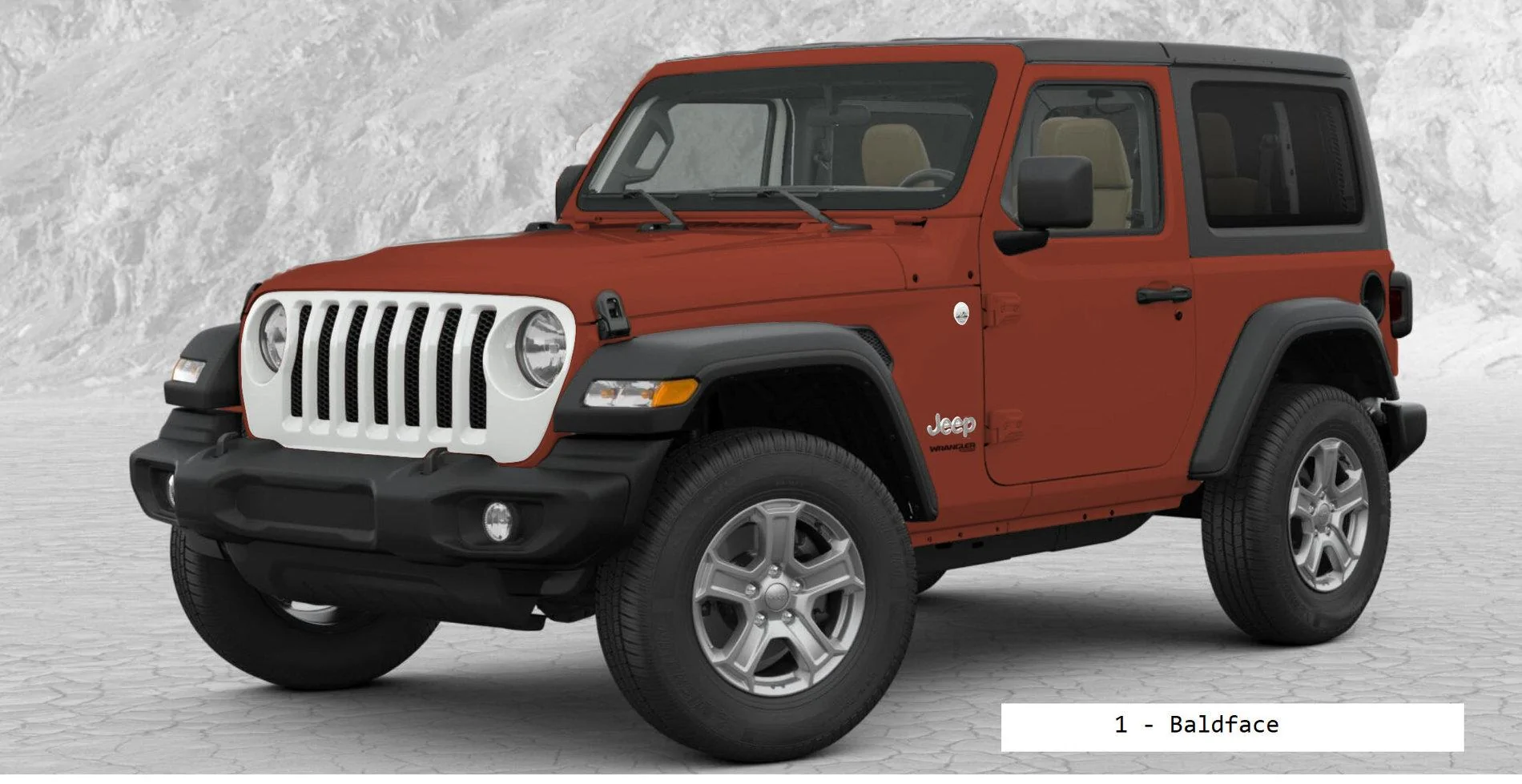 Jeep Wrangler JL Poll: Wrap Scheme 1 Baldfac