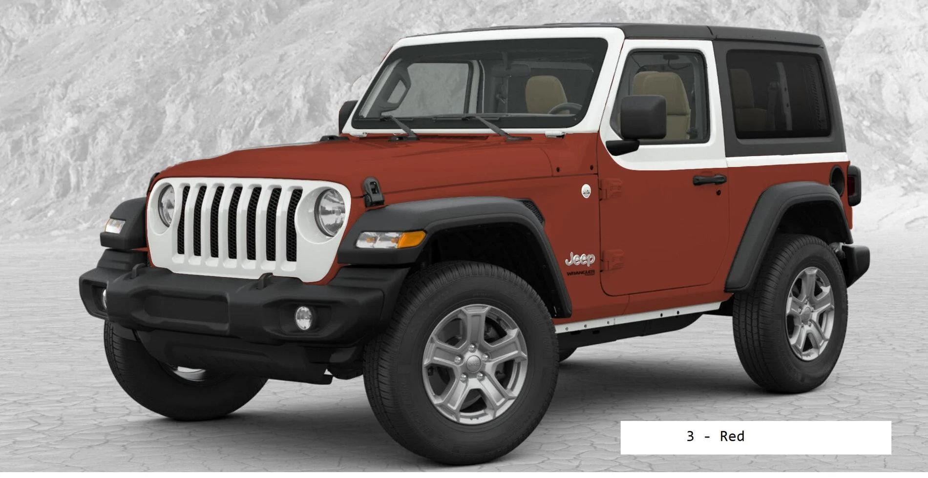 Jeep Wrangler JL Poll: Wrap Scheme 3 Red