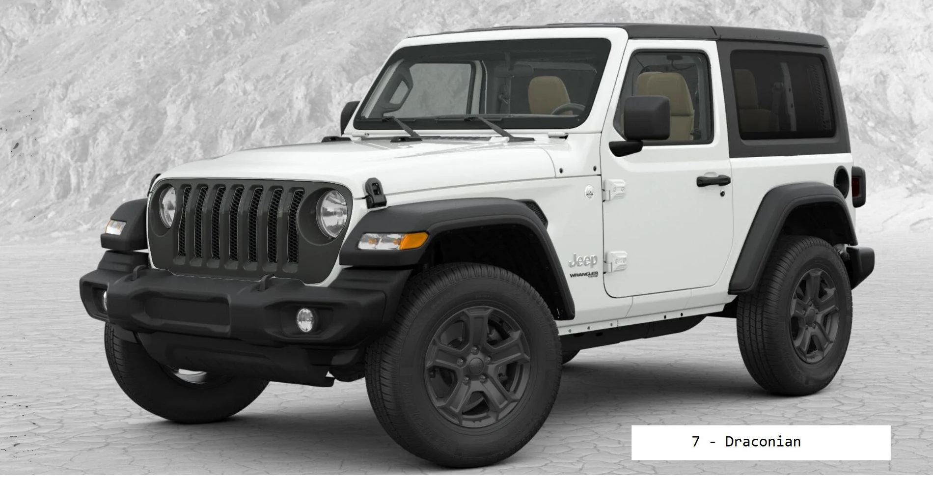 Jeep Wrangler JL Poll: Wrap Scheme 7 Draconian