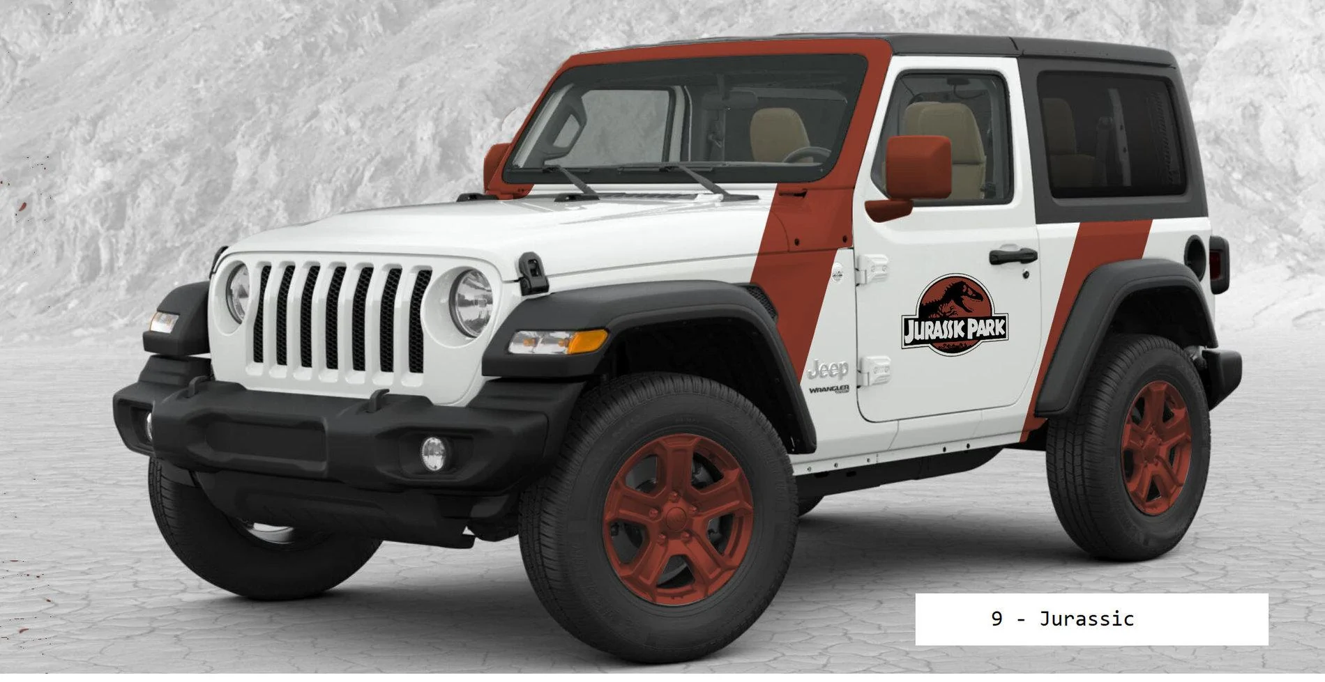 Jeep Wrangler JL Poll: Wrap Scheme 9 Jurassic