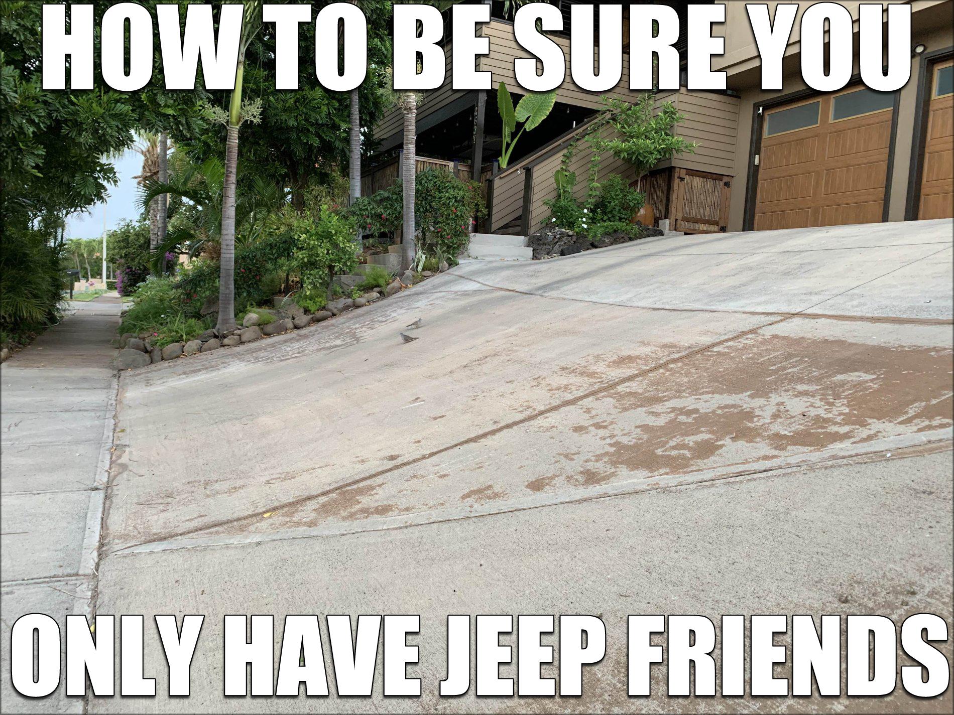 Jeep Wrangler JL Steep driveway test Driveway