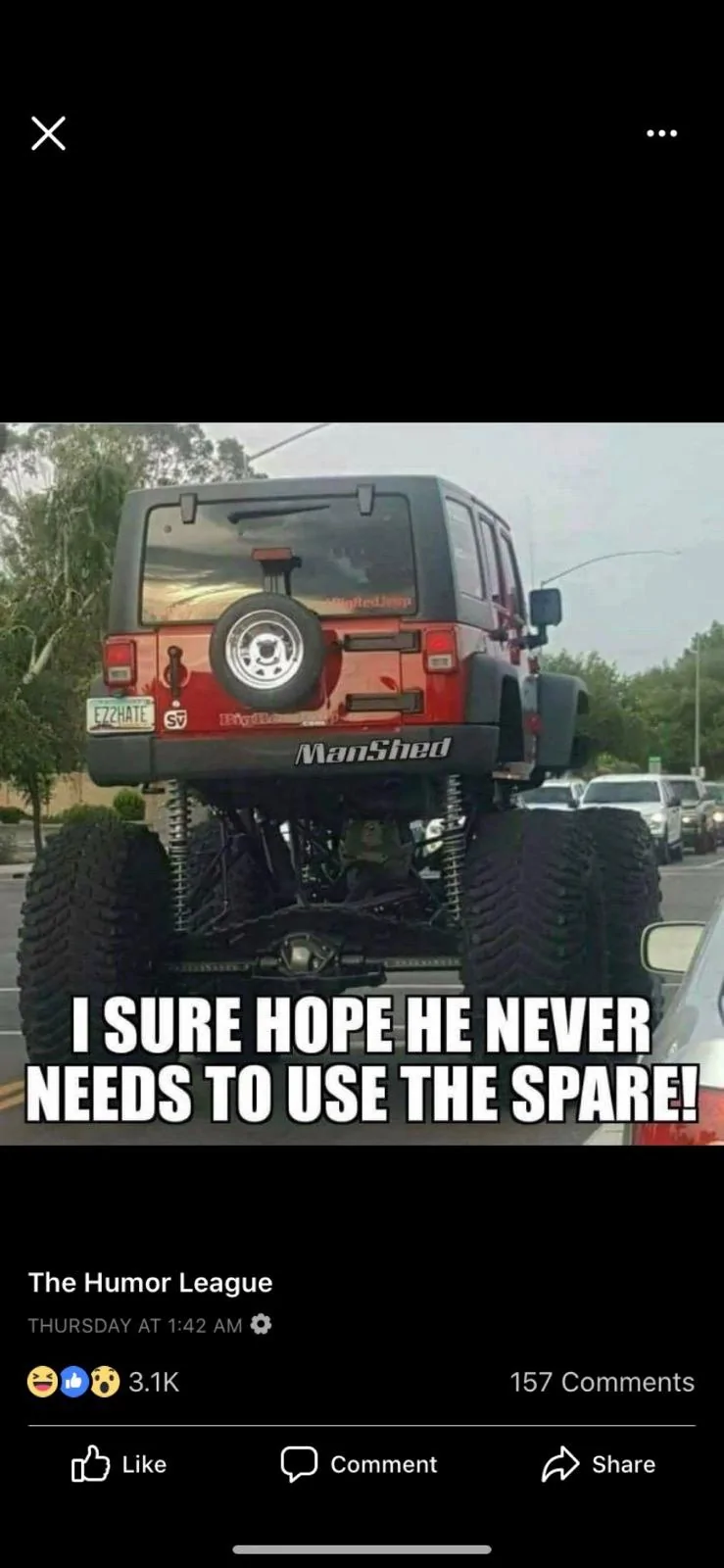Jeep Wrangler JL Having smaller spare tire? Screensho