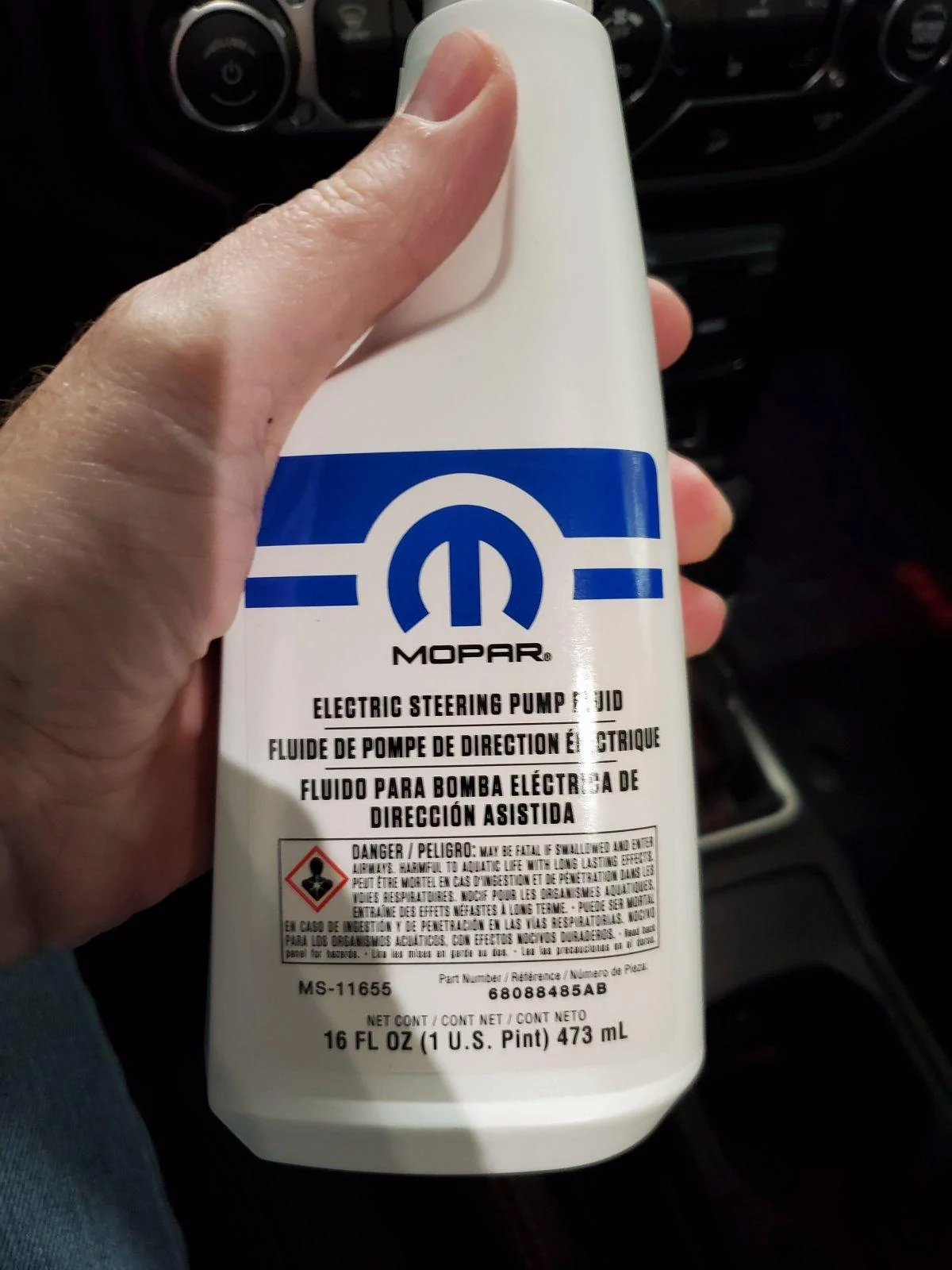 Jeep Wrangler JL Power steering fluid 20201023_090453