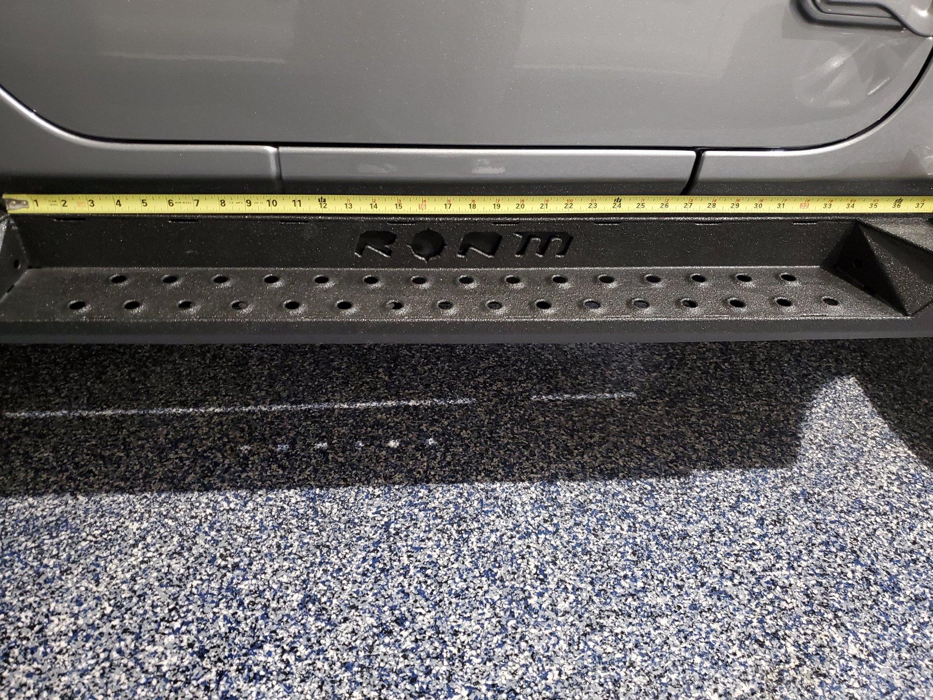 Jeep Wrangler JL Mopar vs LOD vs Roam Step Dimensions 20201124_100115