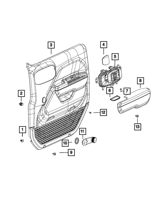 Jeep Wrangler JL Tall/Big Guy Door Arm Rest Issues? Door panel