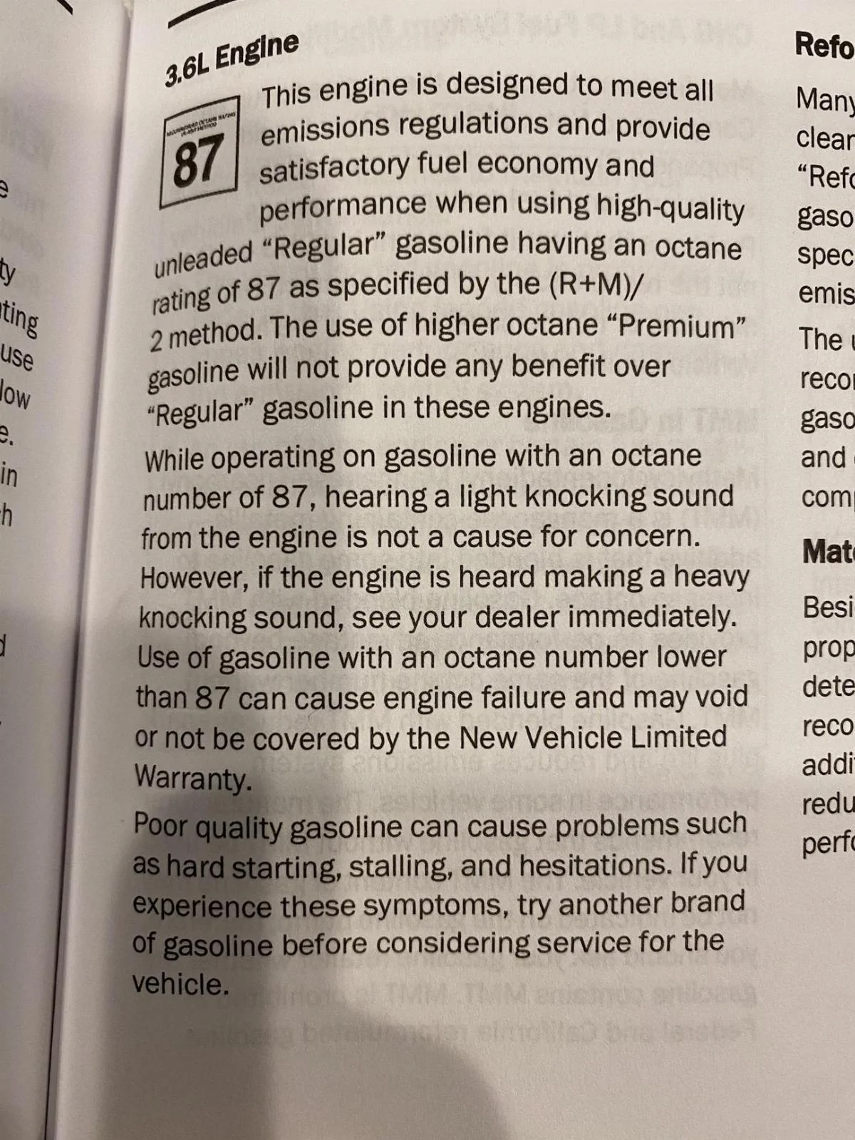 Jeep Wrangler JL 3.6 engine and 87 octane a no-no 6pSwDTM