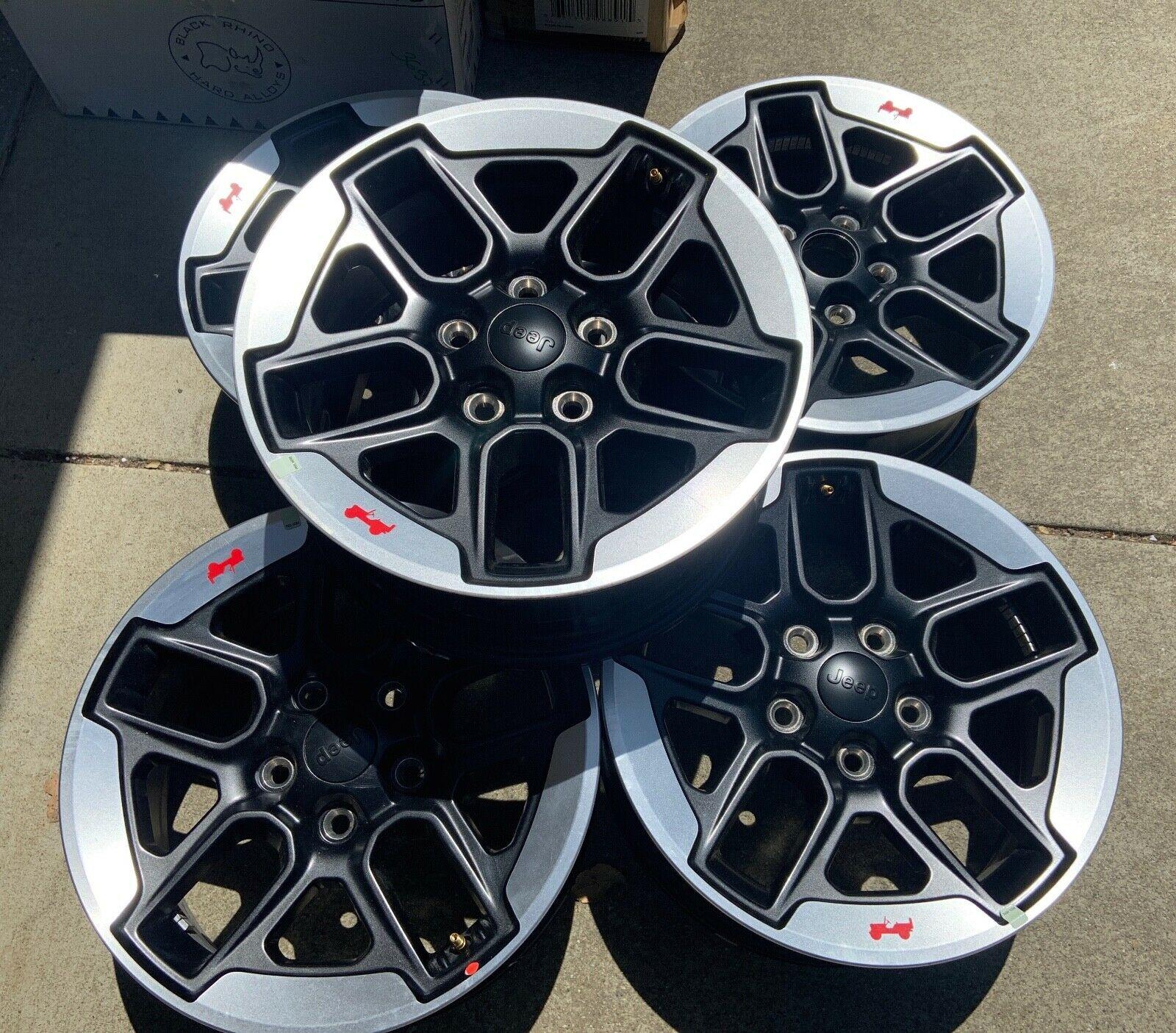 Jeep Wrangler JL Factory Upgraded Rubicon Wheels (5) s-l1600