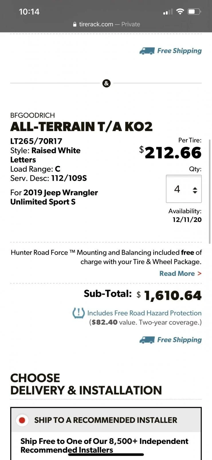 Jeep Wrangler JL Tips on wheels+tires package 29578E08-C6DE-4544-B581-C20E6417DEDE