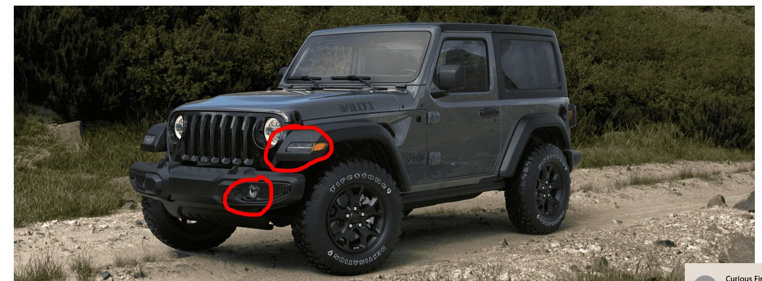 Jeep Wrangler JL Sport model factory LED headlamp's halo is always on? 1607174631038