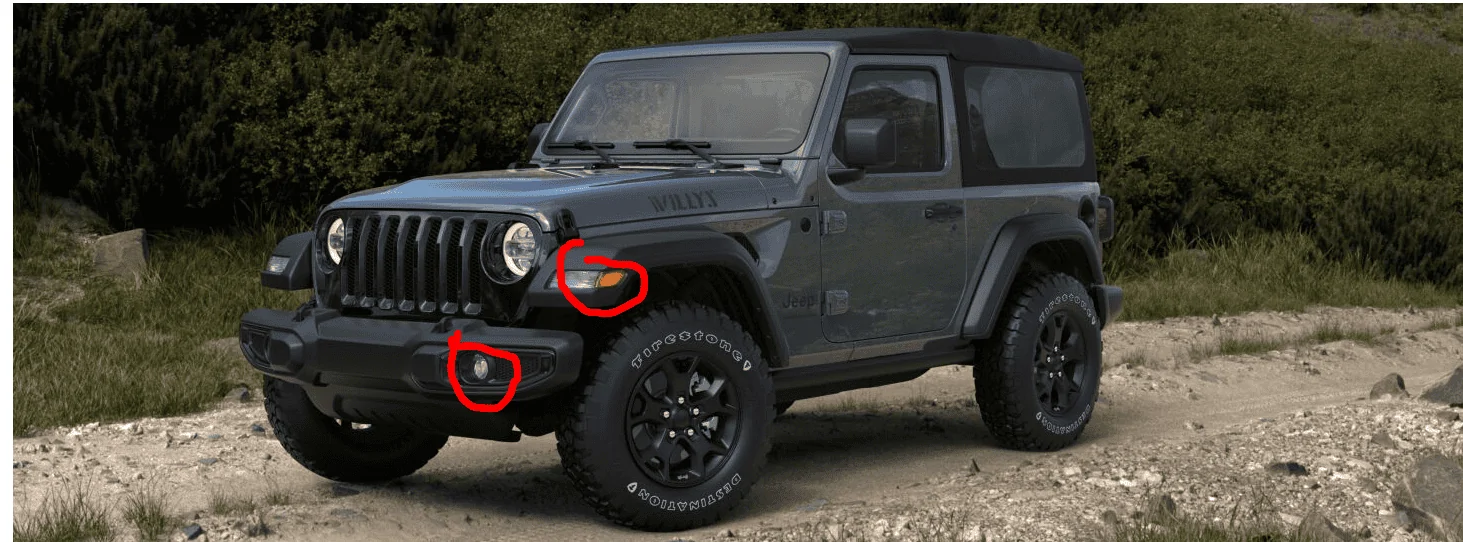 Jeep Wrangler JL Sport model factory LED headlamp's halo is always on? 1607174694969