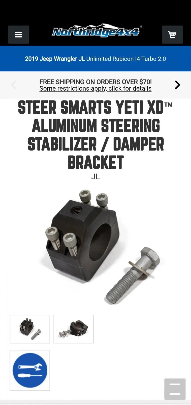 Jeep Wrangler JL Steering Stabilizers... Screenshot_20200727-192258_CM Browser