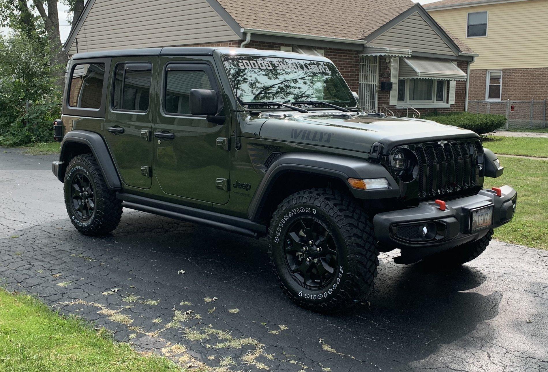 Jeep Wrangler JL Sarge Green Willy’s 67A5DE10-1E78-4970-AF1A-9D71C1317263