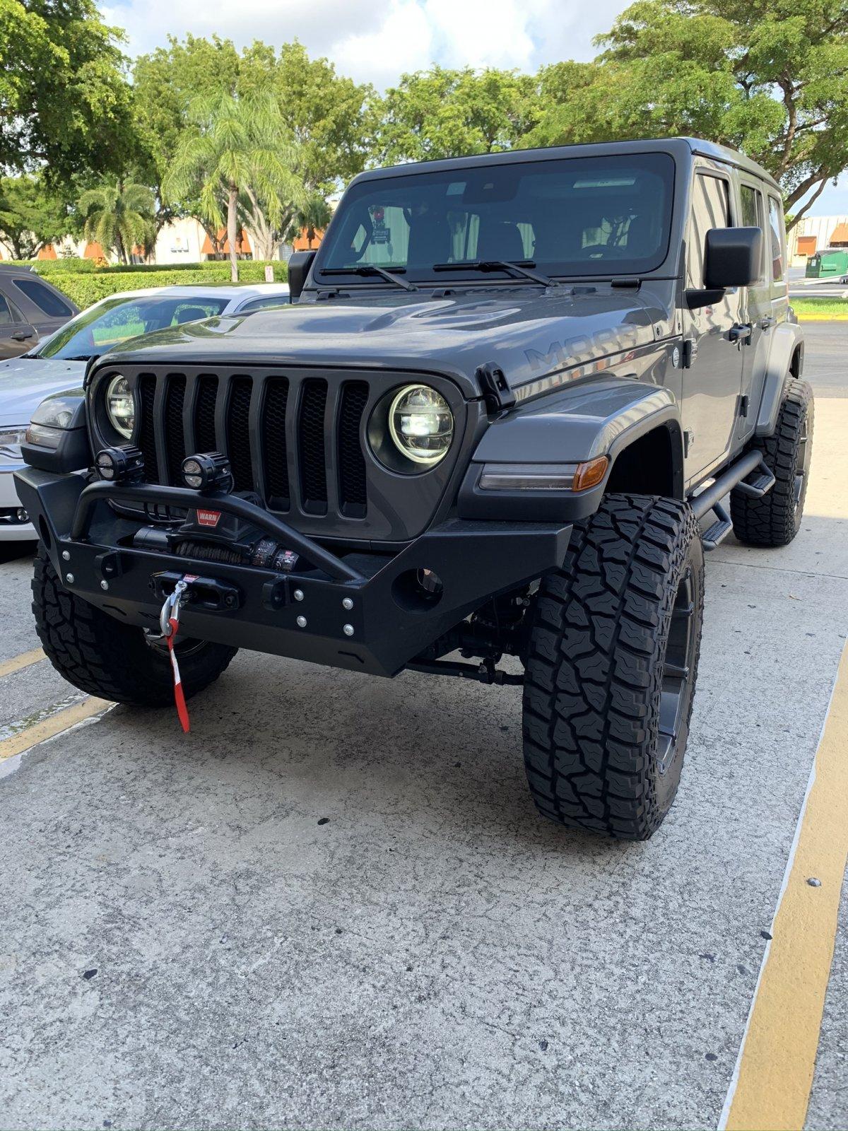 Jeep Wrangler JL Aluminum Bumpers jeepfront