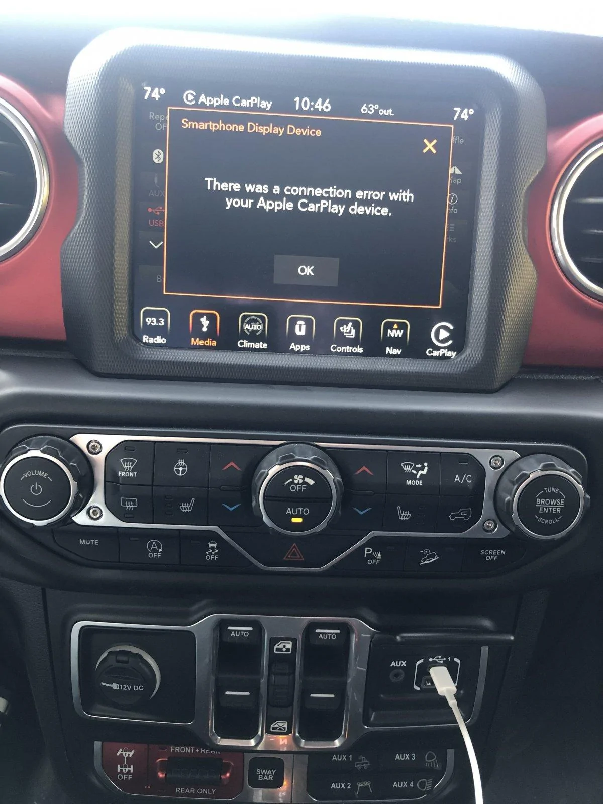 Jeep Wrangler JL CarPlay not working 590C1A19-06DD-4C1D-BE99-05BA1D68CF91