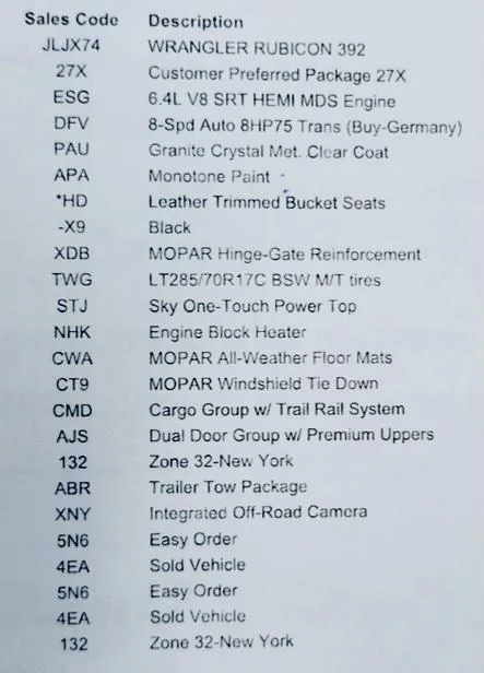 Jeep Wrangler JL Just ordered my 392! 87EF0B1C-A4F2-4F81-B123-B84EB5805F71