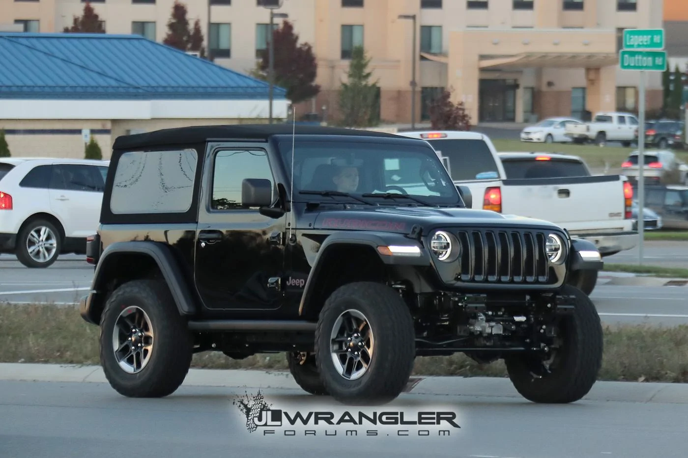 Jeep Wrangler JL Rubicon, Sahara, Sport and Overland JL Wranglers Spotted in Multiple Colors Rubicon_Softop_002