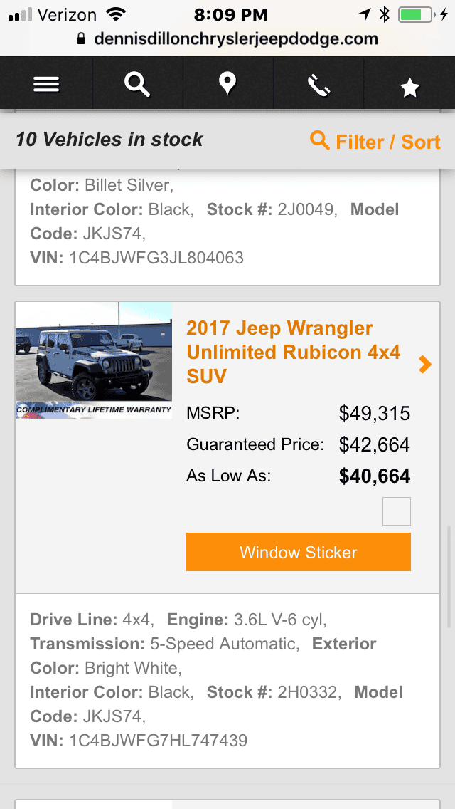 Jeep Wrangler JL Price Paid DE5FA724-0A16-4C56-BD05-37C7003CA3CD