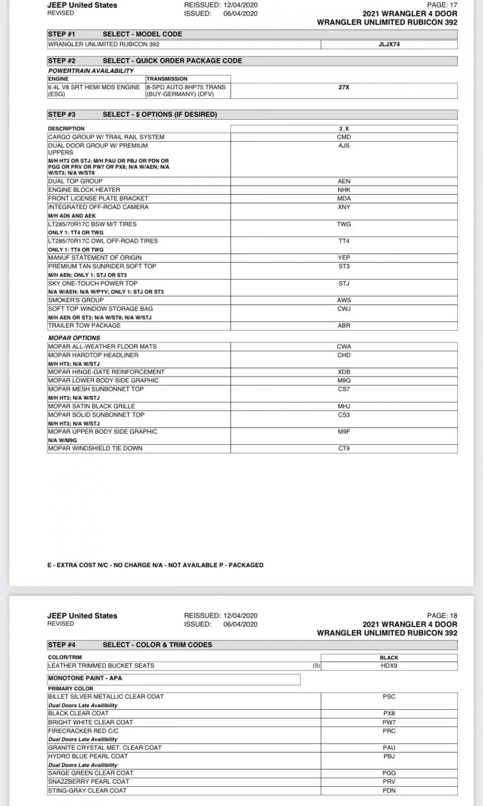Jeep Wrangler JL Just ordered my 392! 43B659B4-A5F8-4458-A01D-AC00FBF85689