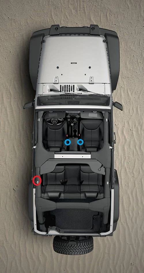 Jeep Wrangler JL Help with electrical gremlins after sound system install JLUR ground points