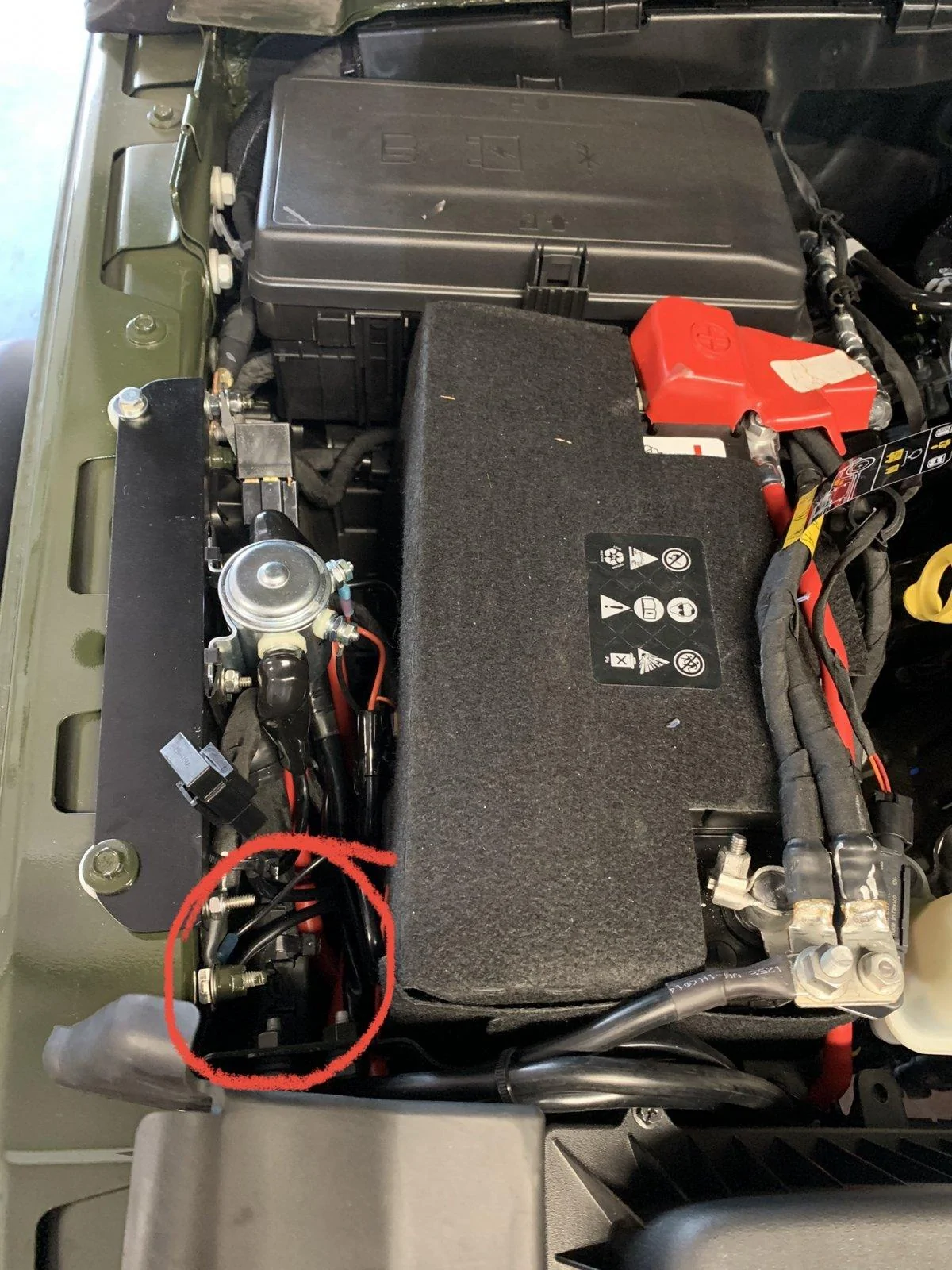 Jeep Wrangler JL Permanent trouble codes 21JLground