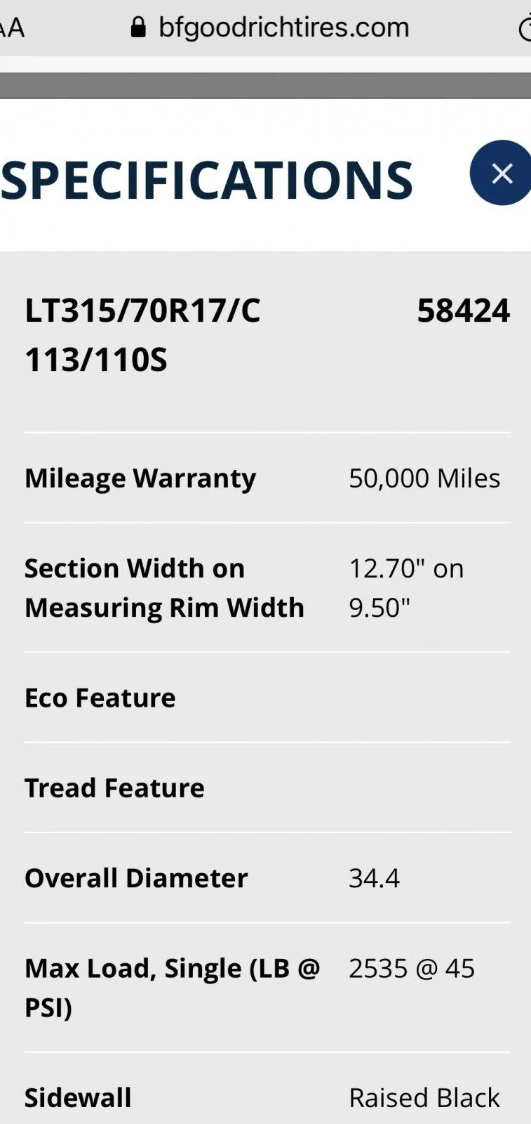 Jeep Wrangler JL wheel size, sidewall & load rating D02EF36E-B565-40FF-814D-EE74514FEFB9