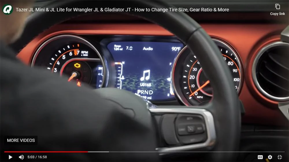 Jeep Wrangler JL Error codes - Tazer related? U0168