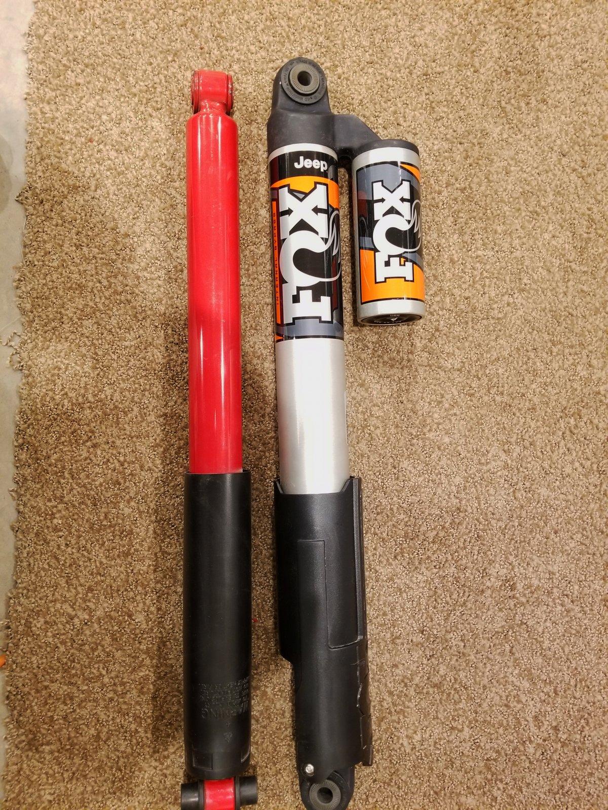 Jeep Wrangler JL Gladiator Fox shocks on JLUR? MandR