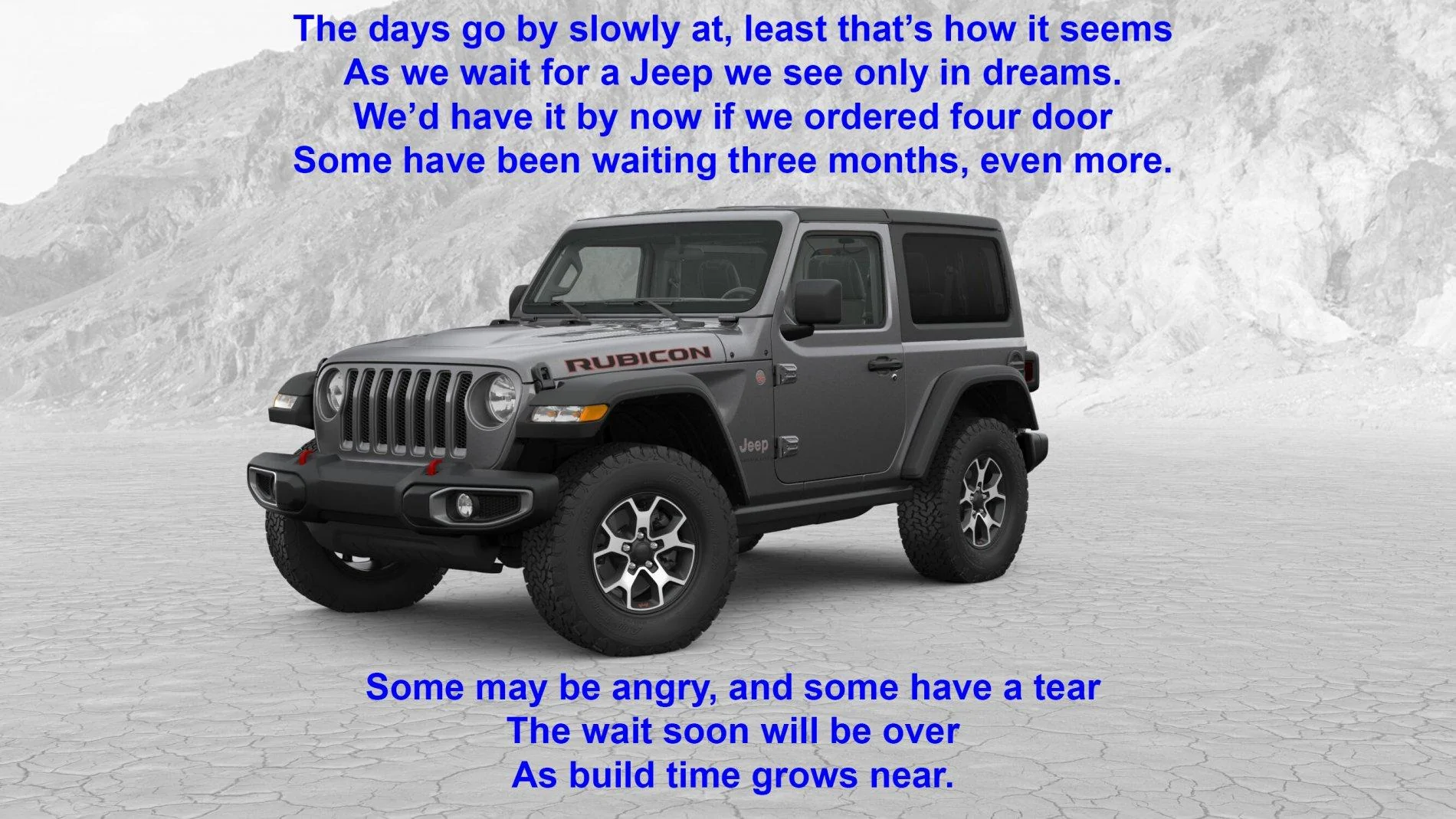Jeep Wrangler JL 2 DOOR JL build/order discussions master thread jeepwait