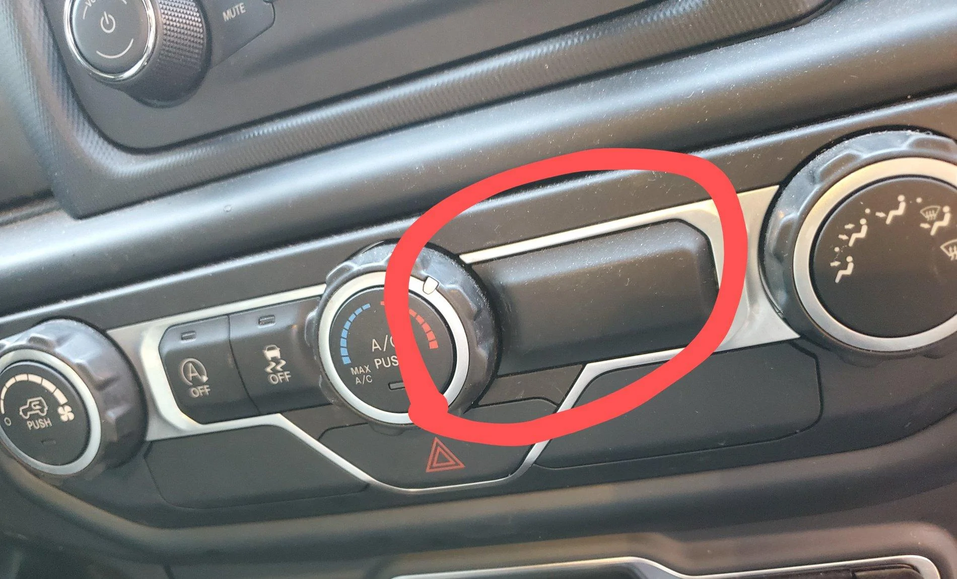 Jeep Wrangler JL Adding switch to this section 20201228_092905~2