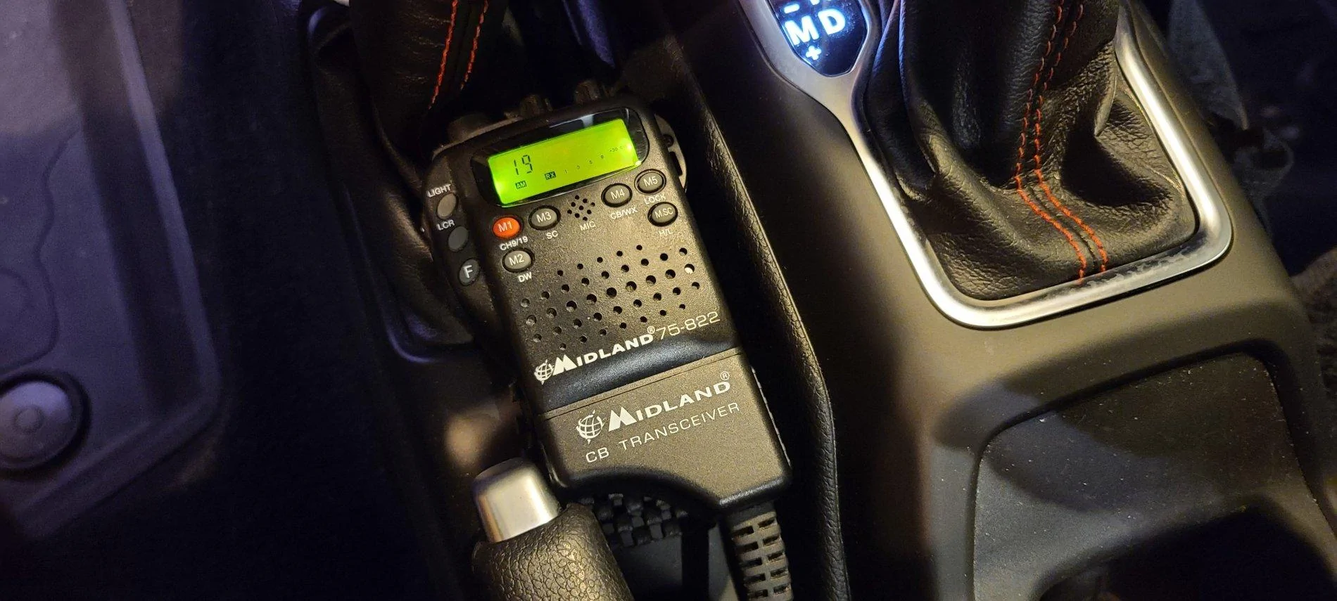 Jeep Wrangler JL GMRS antenna mounting c