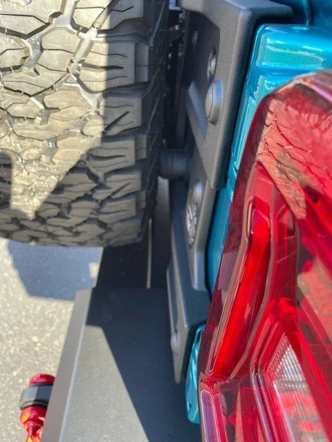 Jeep Wrangler JL Spare Tire Carrier IMG_2193