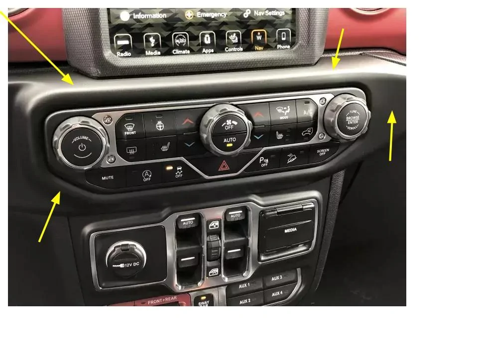 Jeep Wrangler JL Dash padded part identification Jeep Dash Padded Part