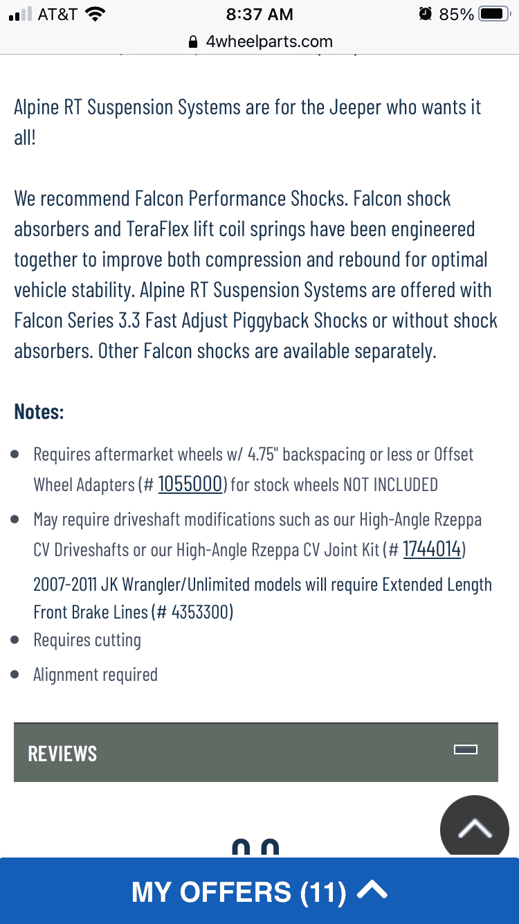 Jeep Wrangler JL TeraFlex Alpine RT3 Lift & iDrive 1BEFB3C2-F78B-4CA6-9CE8-329CED6B8114